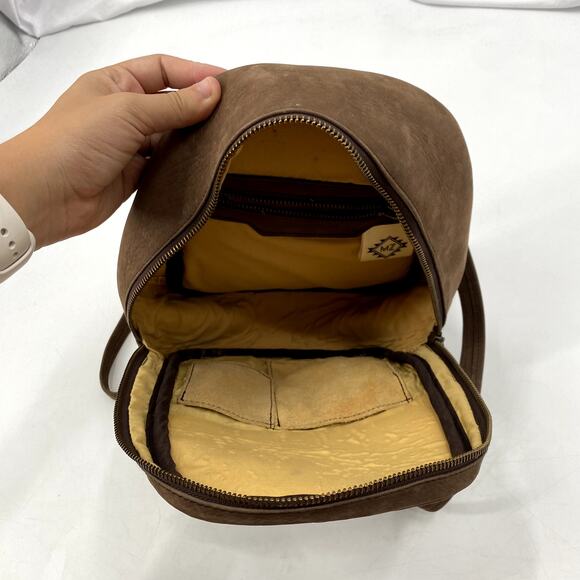 MZ Fair trade Brown Southwestern backpack main image 6